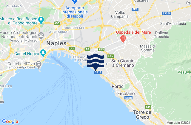 Volla, Italyの潮見表地図
