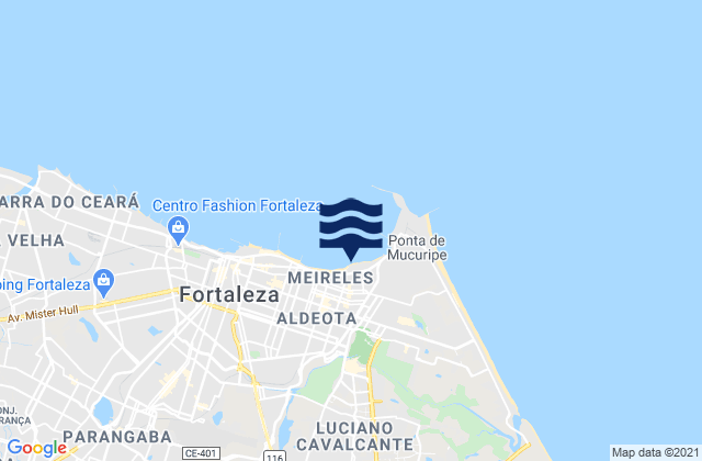 Volta da Jurema, Brazilの潮見表地図