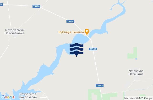 Vorobyovo, Ukraineの潮見表地図