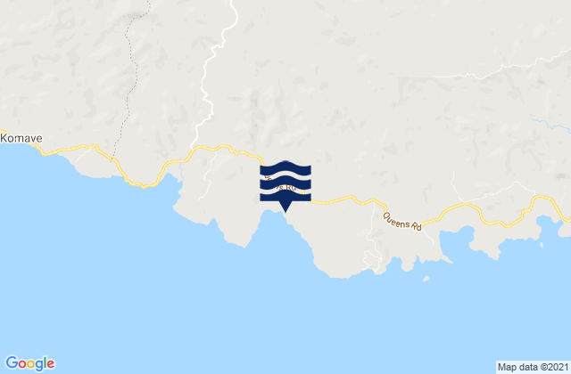 Vunaniu, Fijiの潮見表地図