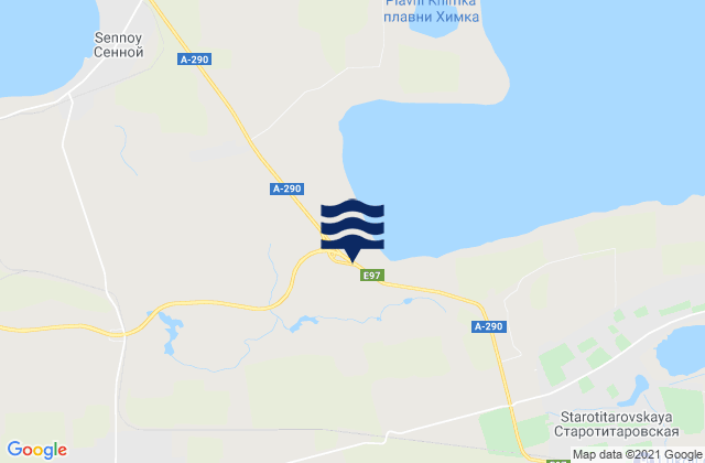 Vyshestebliyevskaya, Russiaの潮見表地図