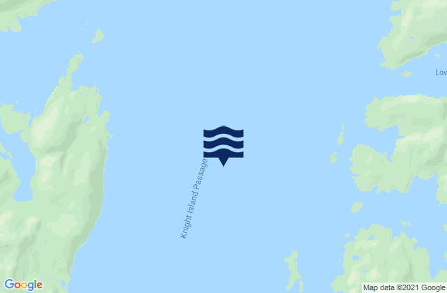 W. of Johnson Bay, United Statesの潮見表地図