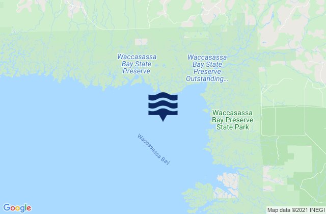Waccasassa Bay, United Statesの潮見表地図