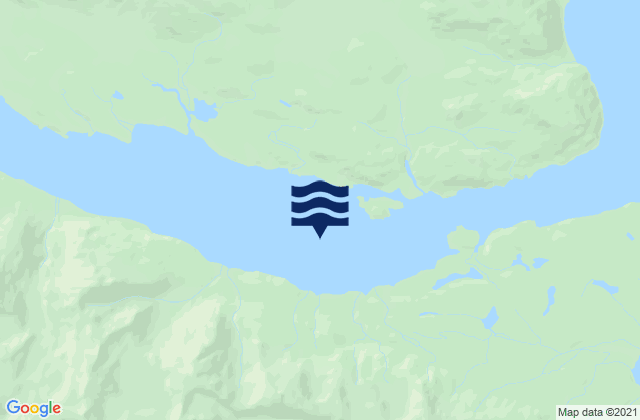 Wachusett Inlet Glacier Bay, United Statesの潮見表地図