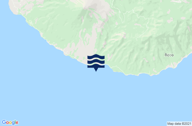 Waebela, Indonesiaの潮見表地図