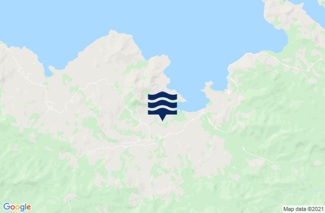 Wakaseko, Indonesiaの潮見表地図