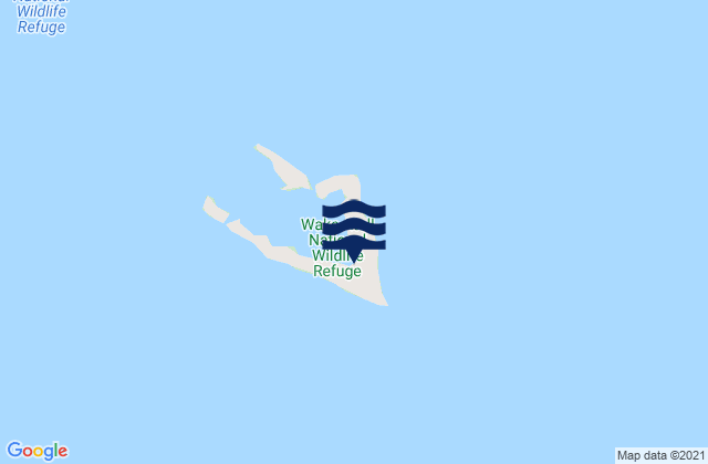 Wake Island, United States Minor Outlying Islandsの潮見表地図