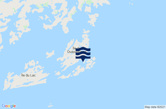 Wapitagun Harbour, Canadaの潮見表地図
