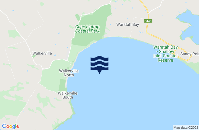 Waratah Bay, Australiaの潮見表地図