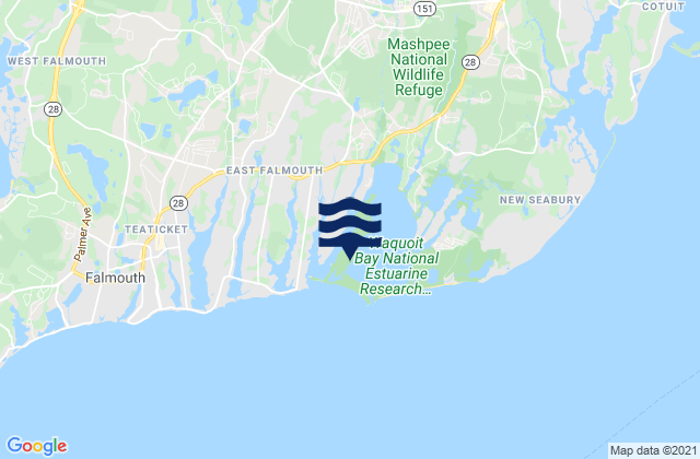 Washburn Island, United Statesの潮見表地図