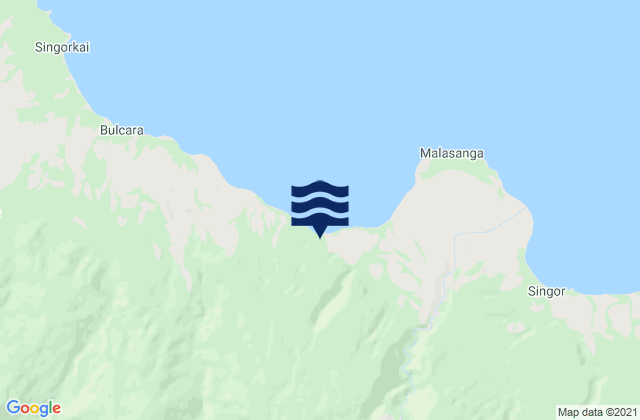 Wasu, Papua New Guineaの潮見表地図