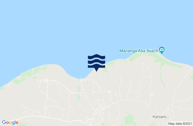 Weepangali, Indonesiaの潮見表地図