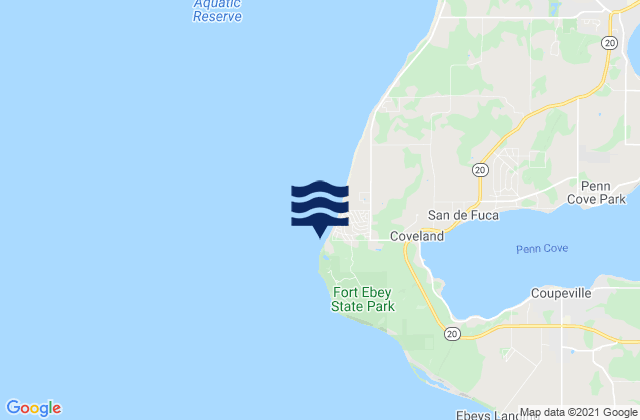 West Beach, United Statesの潮見表地図