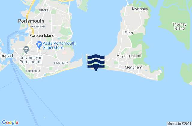 West Beach, United Kingdomの潮見表地図
