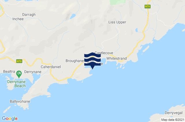 West Cove, Irelandの潮見表地図