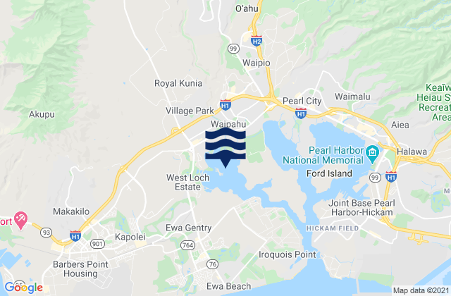 West Loch, United Statesの潮見表地図