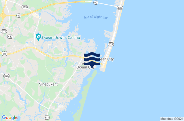 West Ocean City, United Statesの潮見表地図
