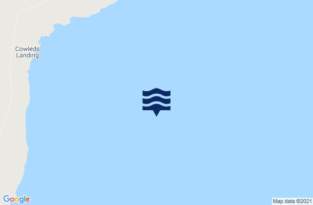 Western Shoal Beacon, Australiaの潮見表地図