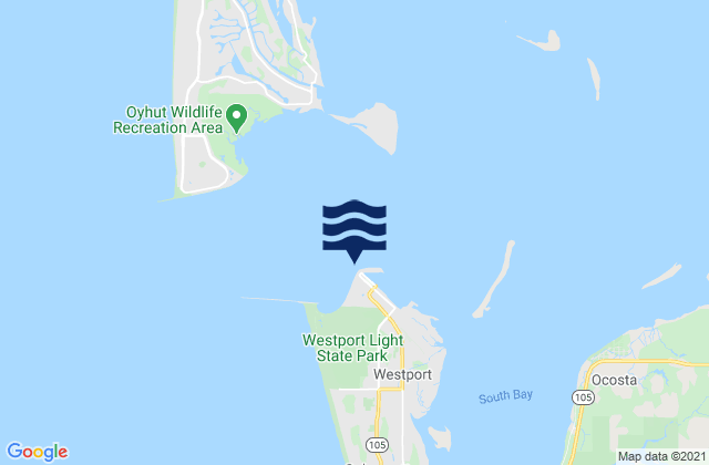 Westport-The Cove, United Statesの潮見表地図