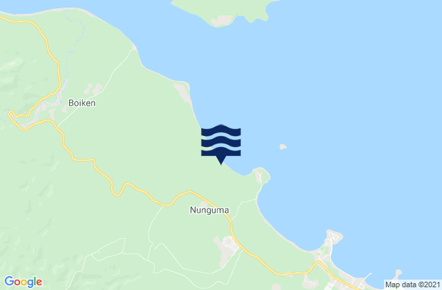Wewak, Papua New Guineaの潮見表地図