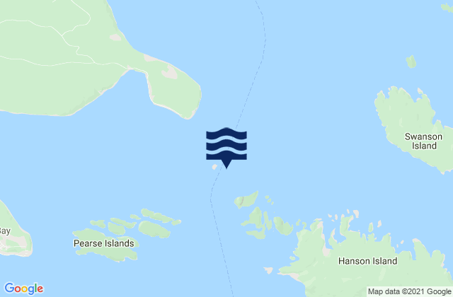 Weynton Passage, Canadaの潮見表地図