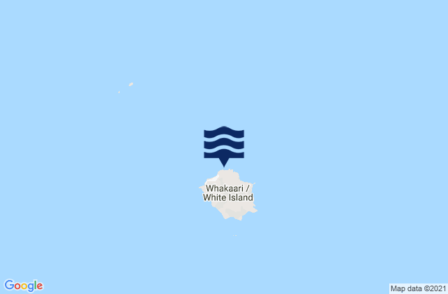 Whakaari (White Island), New Zealandの潮見表地図