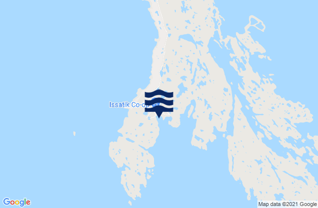Whale Cove, Canadaの潮見表地図