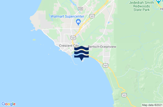 Whaler Island, United Statesの潮見表地図