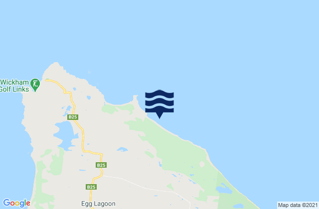 White Beach, Australiaの潮見表地図
