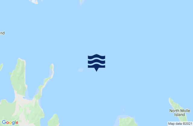 White Island, Australiaの潮見表地図