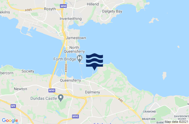 Whitehouse Bay, United Kingdomの潮見表地図