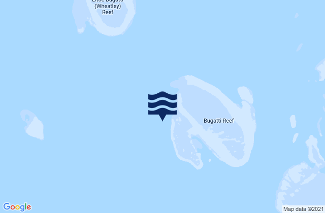 Whitetip Reef Rear, Australiaの潮見表地図