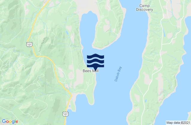 Whitney Point, United Statesの潮見表地図