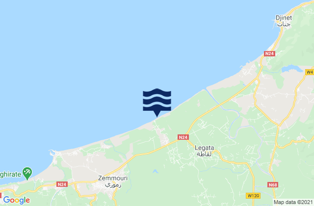 Wilaya de Boumerdes, Algeriaの潮見表地図