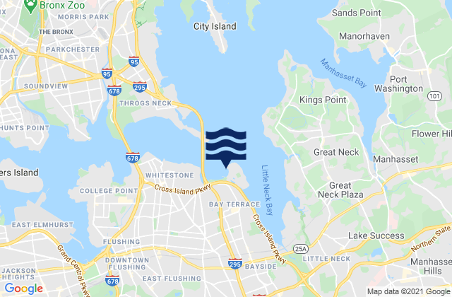 Willets Point, United Statesの潮見表地図