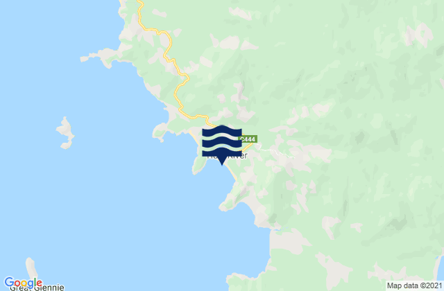 Wilsons Promontory, Australiaの潮見表地図