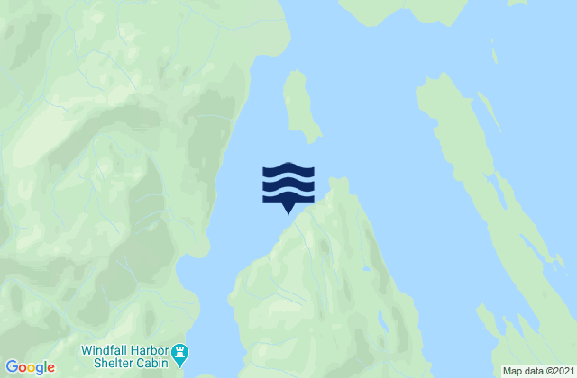 Windfall Harbor (Seymour Canal), United Statesの潮見表地図
