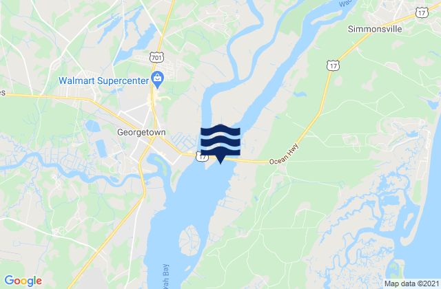 Windsor Plantation (Black River), United Statesの潮見表地図