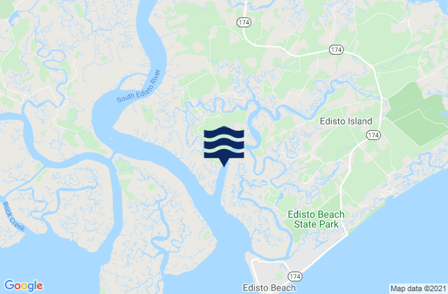Windsor Plantation (Russel Creek), United Statesの潮見表地図