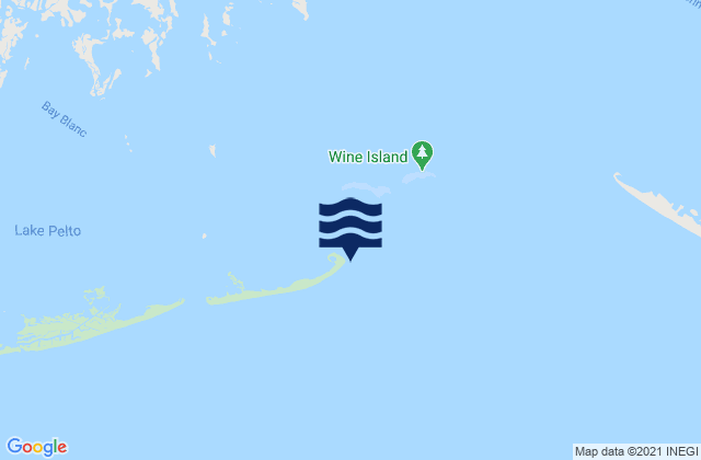 Wine Island Pass, United Statesの潮見表地図