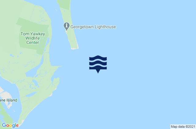 Winyah Bay Entrance (south Jetty), United Statesの潮見表地図