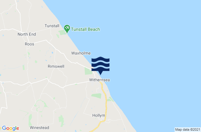 Withernsea, United Kingdomの潮見表地図