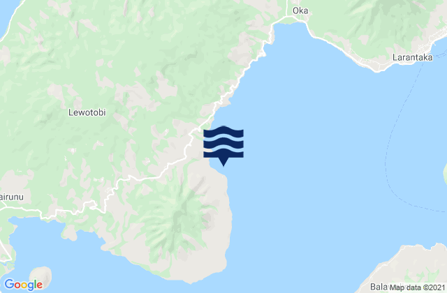 Wolo, Indonesiaの潮見表地図