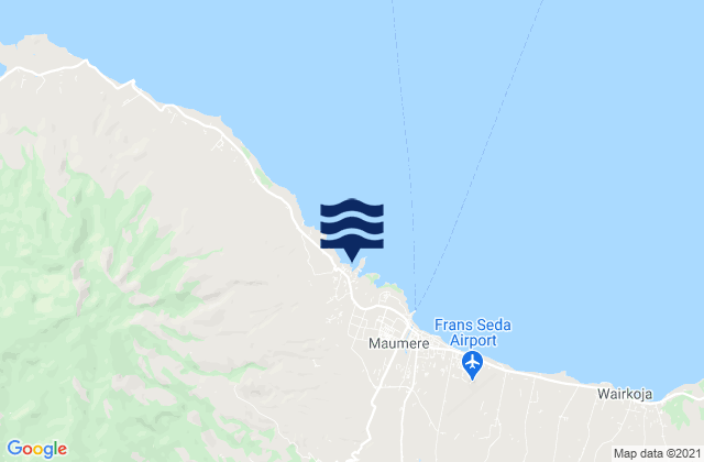 Wolomarang, Indonesiaの潮見表地図