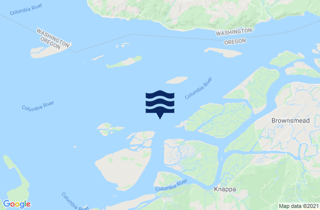 Woody Island Channel (off Seal Island), United Statesの潮見表地図
