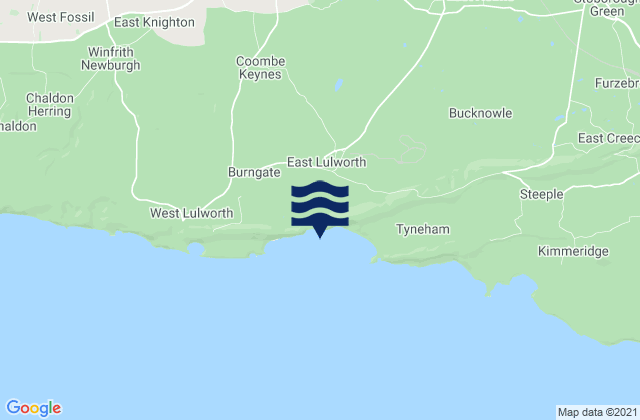 Worbarrow Bay Beach, United Kingdomの潮見表地図