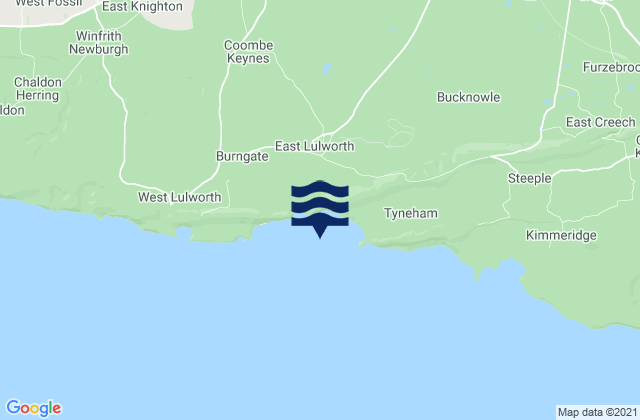 Worbarrow Bay, United Kingdomの潮見表地図