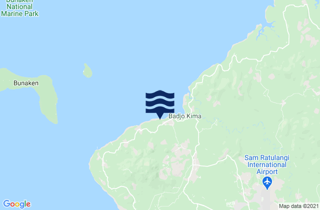 Wori, Indonesiaの潮見表地図