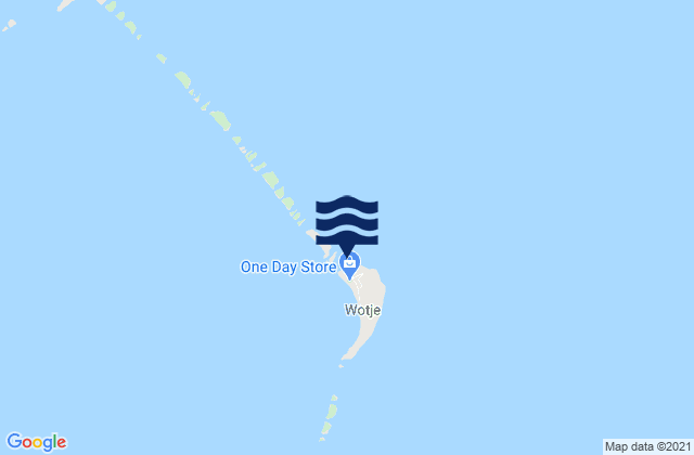 Wotje Atoll, Kiribatiの潮見表地図
