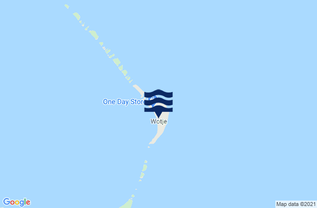 Wotje, Marshall Islandsの潮見表地図